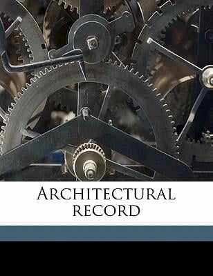 Architectural Recor, Volume 6 Paperback