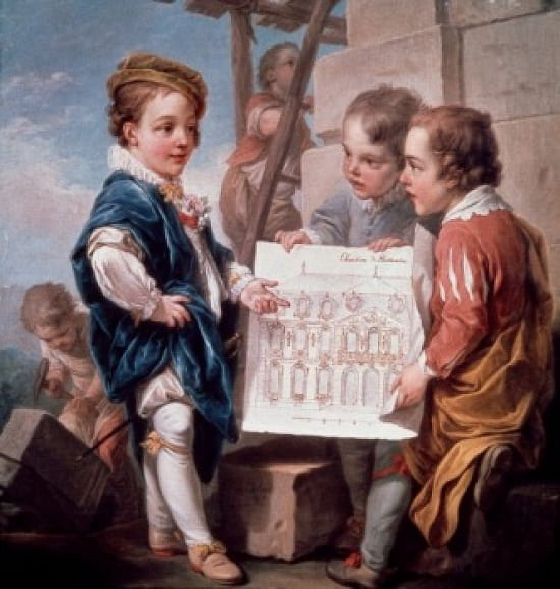Architecture Carle Vanloo (1705-1765 Flemish) Palace of the Legion of Honor San Francisco CA Canvas Art - Carle Vanloo (24 x 36)