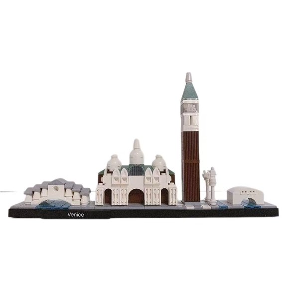 Architecture London Chicago Shanghai Tokyo Berlin Venice San Francisco Building Blocks Classic City Models Children's Toys