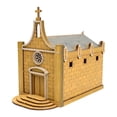 thumbnail image 1 of Architecture Model House Building Kit Wood Construction for Model Enthusiasts DIY Micro Landscape Display, 1 of 9