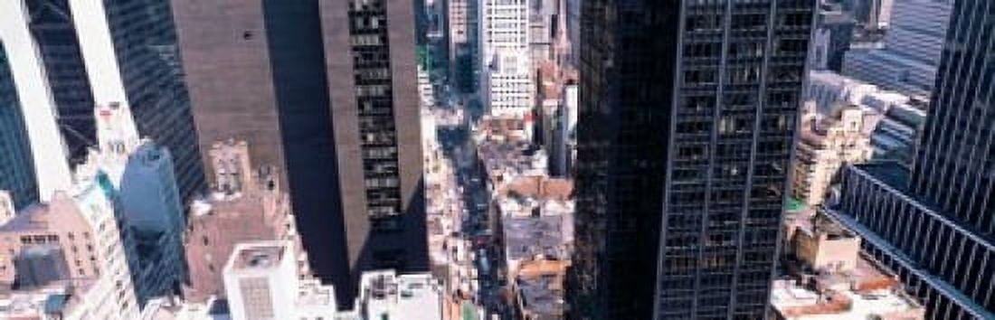 Architecture New York NY USA Canvas Art - Panoramic Images (36 x 12)