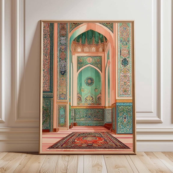Architecture Print Mosque Wall Art Middle Eastern Decor Home Decor Office Wall Art