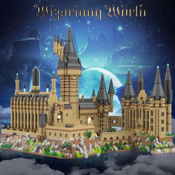 Architecture Set Harry Castle Micro Building Blocks Set5400PCS - Architectural Model Toys Gifts for Kid and Adult