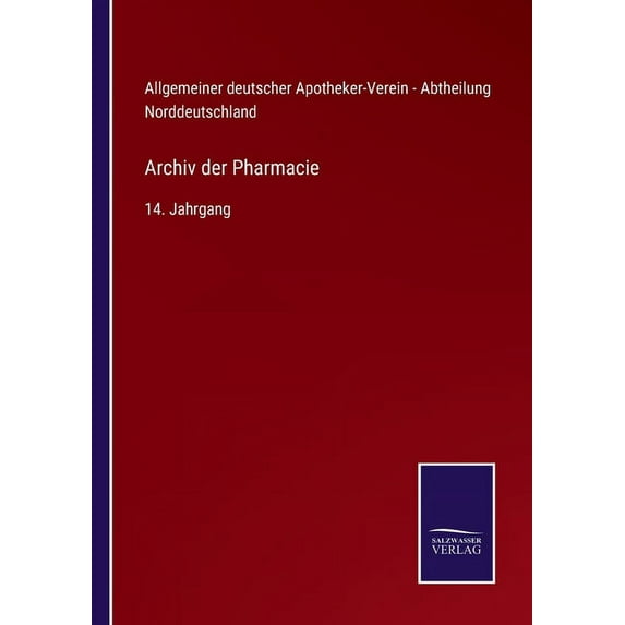 Archiv der Pharmacie:14. Jahrgang