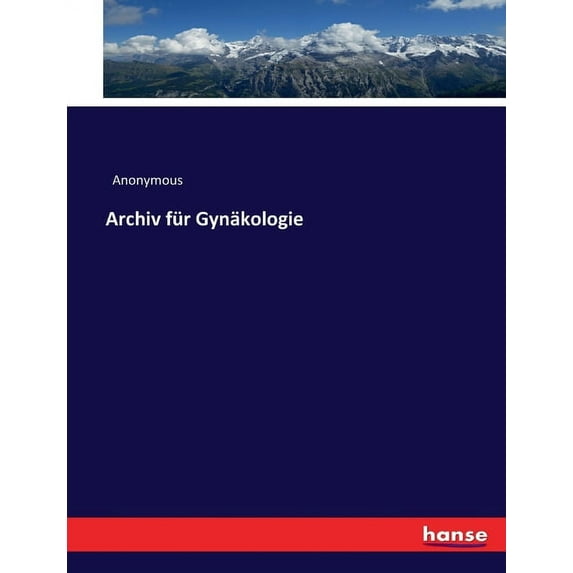 Archiv für Gynäkologie, (Paperback)