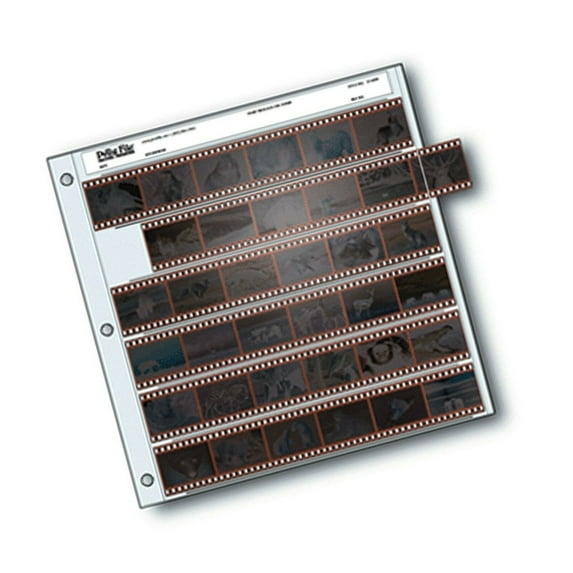 Archival 35mm Size Negative Pages Holds Six Strips of Six Frames, Pack of 25
