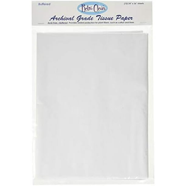 Archival Grade Tissue Paper, Buffered, 24Inch By 36Inch, 12