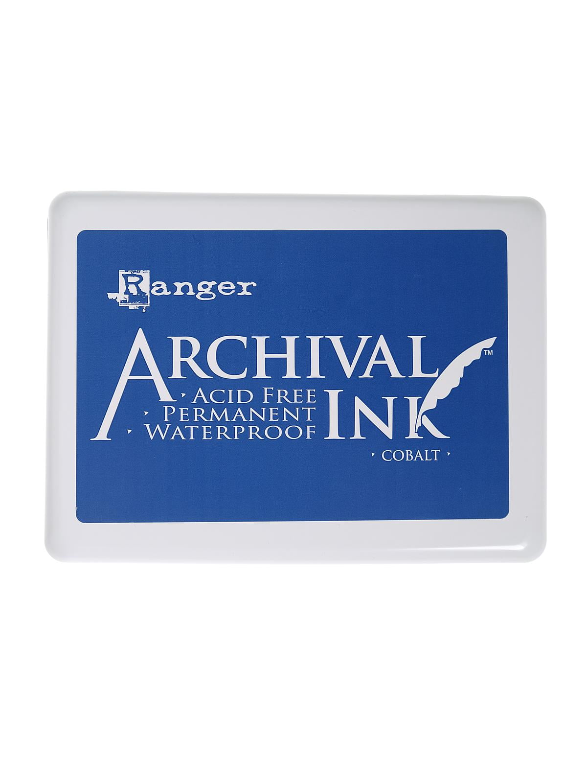 Archival Ink cobalt, 5 in. x 6 1/2 in., pad (pack of 3)