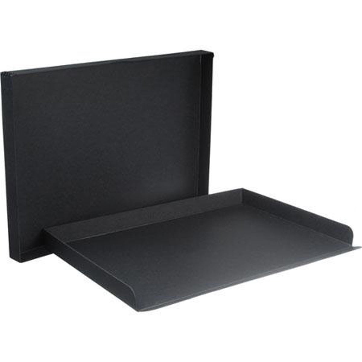 Archival Methods Drop Front Box, 1.5" 14.5" x 18.75", Black