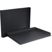 Archival Methods Drop Front Box, 1.5" 14.5" x 18.75", Black