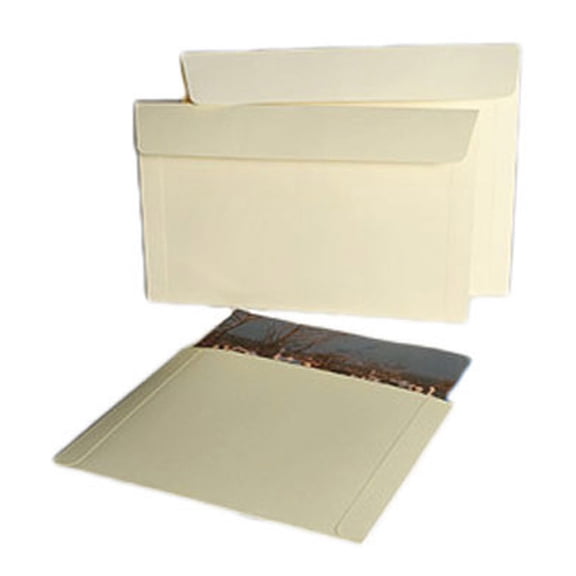 Archival Methods Flap Envelopes Open Long Side, 10-Point Card Stock, For 14x11" Print, Package 25
