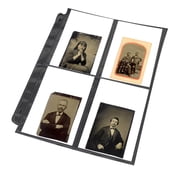 Archival Methods Print Pages, Heavy weight, high clarity, Thickness 9 mill, Holds Two 8x11" Prints, Pack of 50