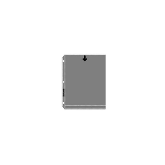 Archivalware Lineco Polypropylene Photo Album Pages, 9 X 11.375 inches, Holds 8 X 10 inch Photos, Pack of 25 (AW24911-25), Black