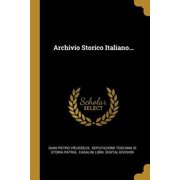 Archivio Storico Italiano... Paperback