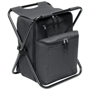 Archivo Seated Cooler 12 Can Backpack Cooler with Padded Sleeve, Black