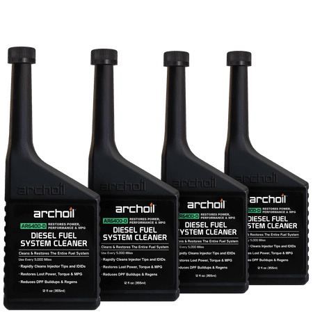 Archoil AR6400-D Diesel Fuel System Cleaner (Four Pack) - Cleans Injectors, Turbo & DPF