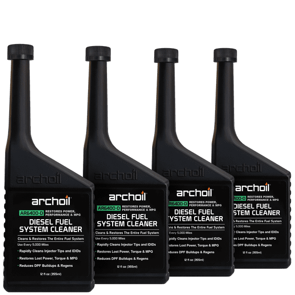 Archoil AR6400-D Diesel Fuel System Cleaner (Four Pack) - Cleans Injectors, Turbo & DPF
