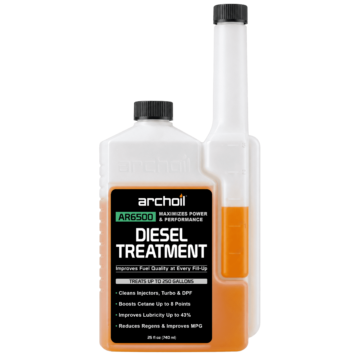 Archoil AR6500 Diesel Treatment (25 oz) - Treats 250 Gallons - Additive for All Diesel Vehicles