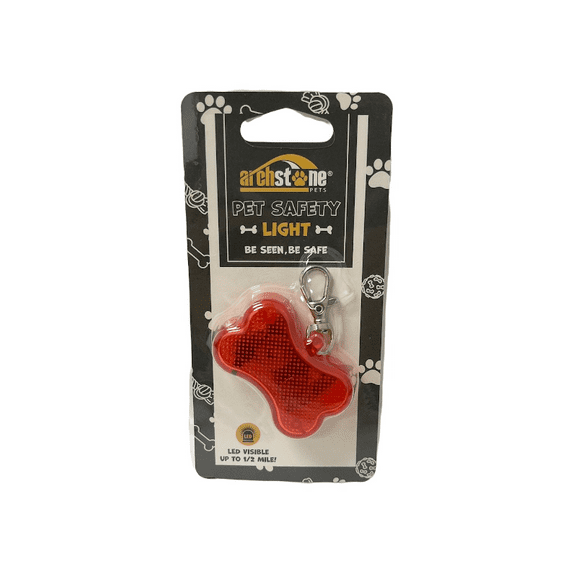 Pet Safety Light (Flashing Collar Accessory & Night Walking Attachment)