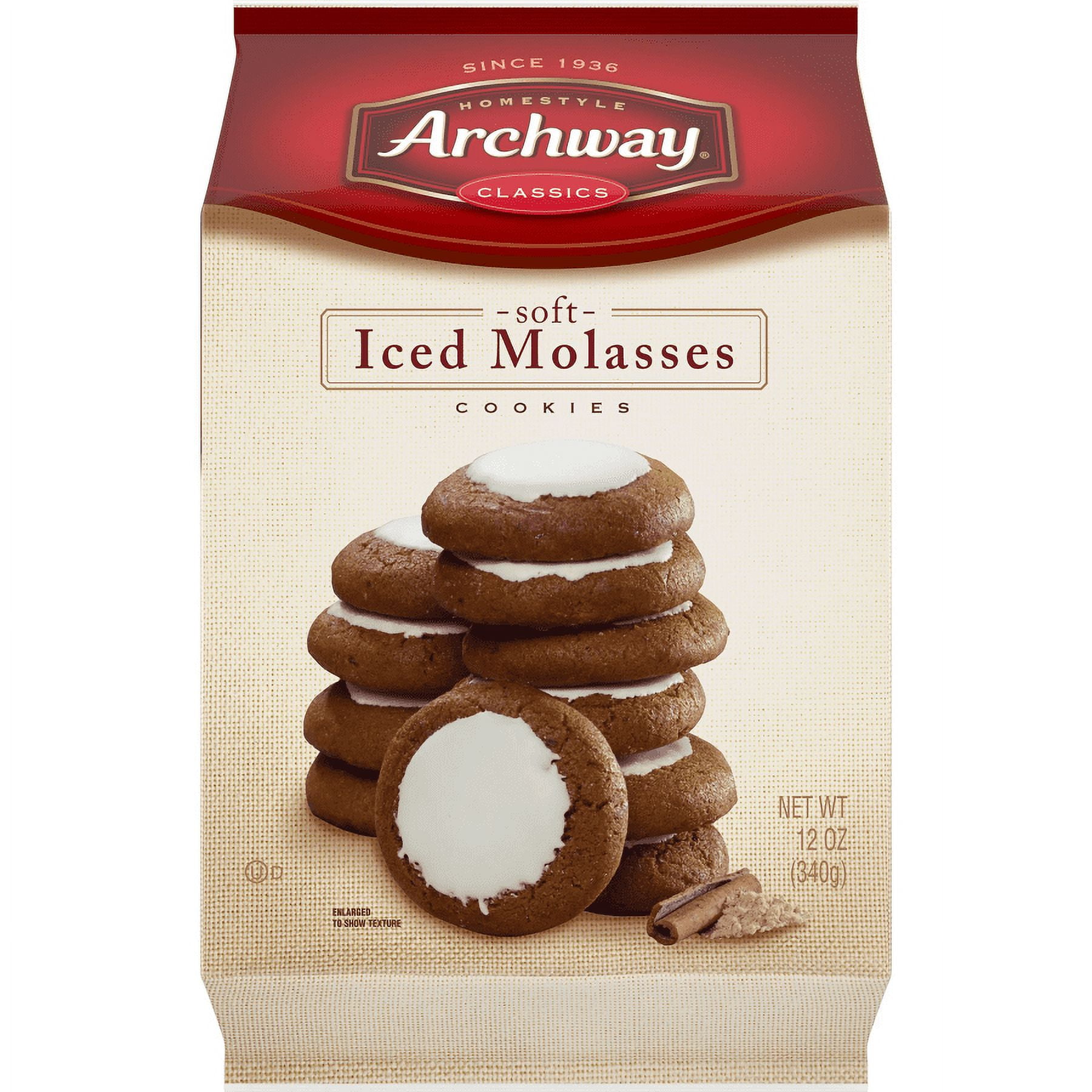 Ecb Cookies Archway, Soft Iced Molasses Cookies, 3-Pack 12 oz. - Walmart.com
