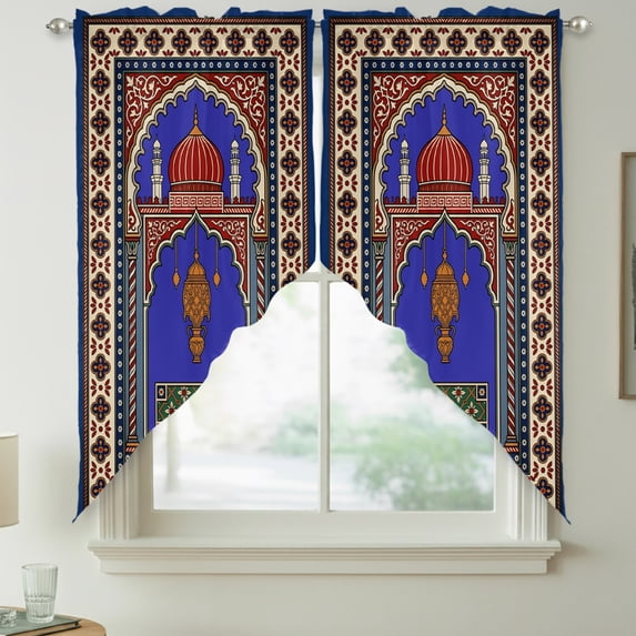 Archway Columns Swag Kitchen Curtain Valances, Vintage Ethic ...