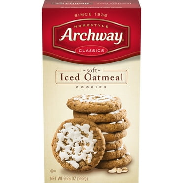 Archway Cookies, Soft Iced Oatmeal Cookies, 9.25 oz
