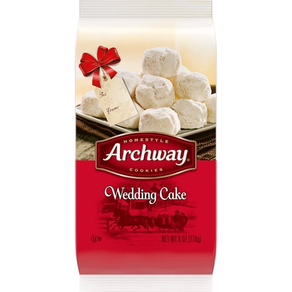 Archway Cookies, Wedding Cake Cookies, Holiday Limited Edition, 6 oz