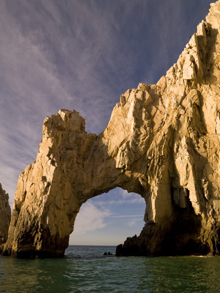 Archway El Arco Cabo San Lucas Mexico Canvas Art - Keith Levit Design Pics (14 x 19)