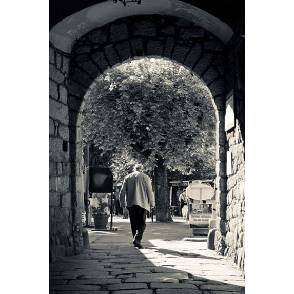 Archway Sartene France Canvas Art - Walter Bibikow DanitaDelimont (19 x ...