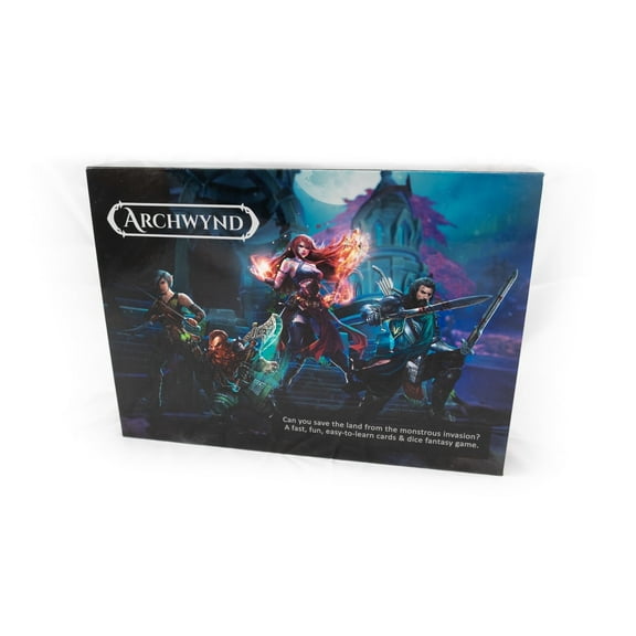 Archwynd Boxed Game - Fantasy Cards and Dice, 1-4 Players, 138 Pieces, Teen and Adult