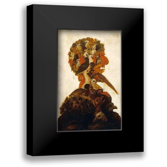 Arcimboldo, Giuseppe 13x18 Black Modern Framed Museum Art Print Titled - The Four Elements - Air