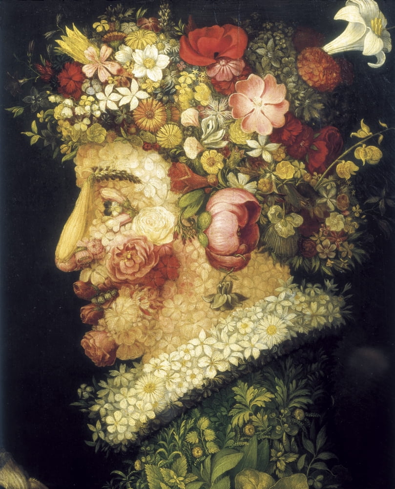 Arcimboldo Giuseppe (1527-1593) Canvas Art - (18 x 24)