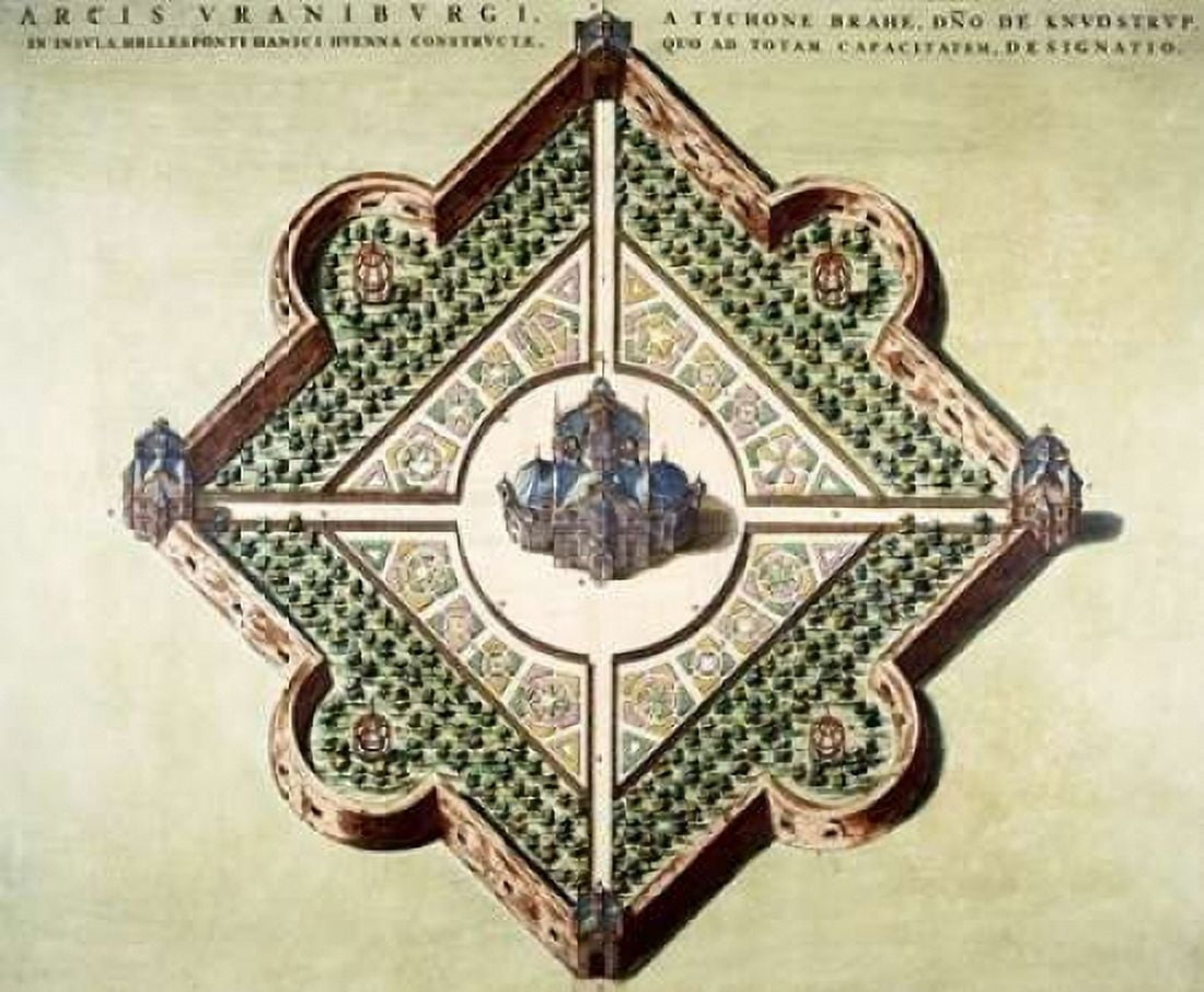 Arcis Uraniburgi Canvas Art - Joan Blaeu (20 x 24)