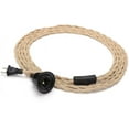 thumbnail image 1 of ArcoMead Industrial 15ft Pendant Light Cord Hanging Light Kit with Switch Plug in E26 Vintage Twisted Hemp Rope Pendant Lighting for Farmhouse Pendant Light Extension Cable DIY, 1 of 9