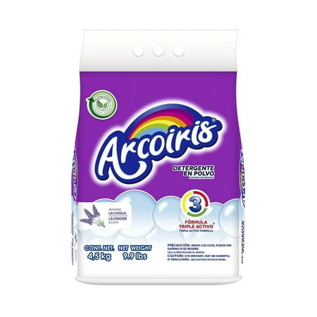 Arcoiris Powder Laundry Detergent, Lavender Scent 4.5 KG