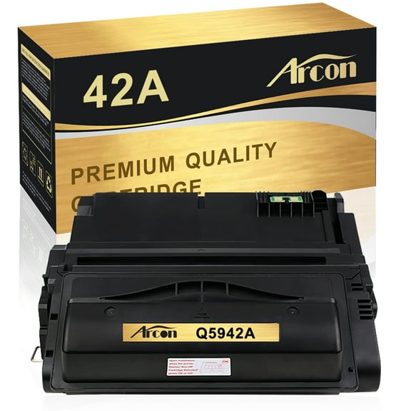 Arcon 1-Pack Compatible Toner for HP 42A Q5942A HP works with LaserJet 4200 4300 4240 4250 4250N 4250TN 4250DTN 4350 4350N 4350TN 4350DTN 4350DTNSL Printers (Black)