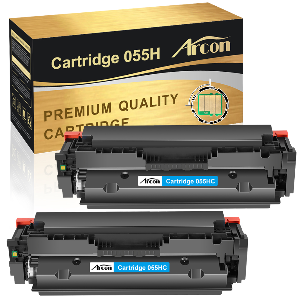2-Pack Arcon 055H Toner Cartridges For Canon MF741Cdw/MF743Cdw Printers (Black)