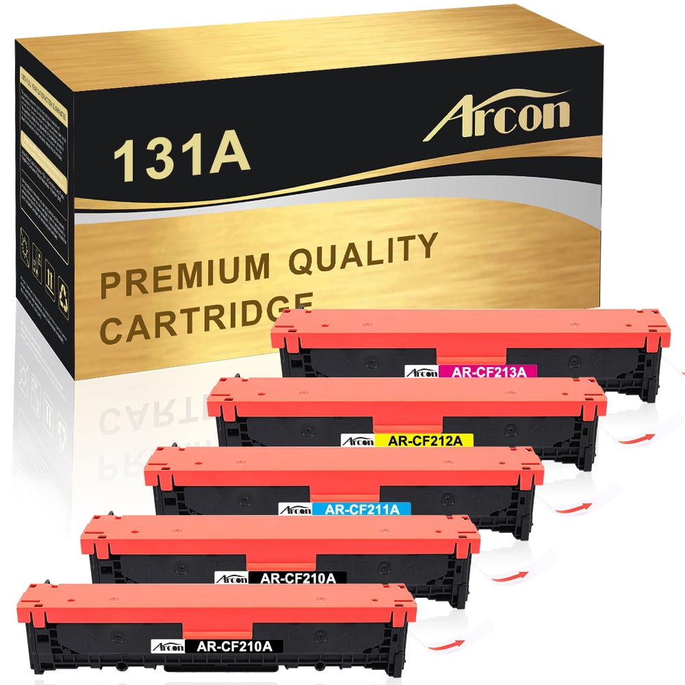Arcon 5-Pack Compatible Toner for HP 131A CF210A CF211A CF212A CF213A ...