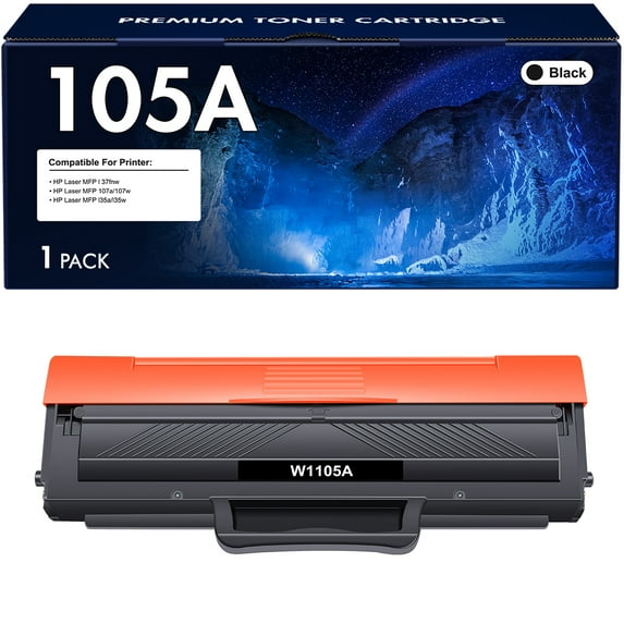 Arcon Compatible Toner Cartridge Replacement for HP 105A W1105A High Yield HP Laser MFP135a MFP135w MFP137fnw (Black, 1-Pack)
