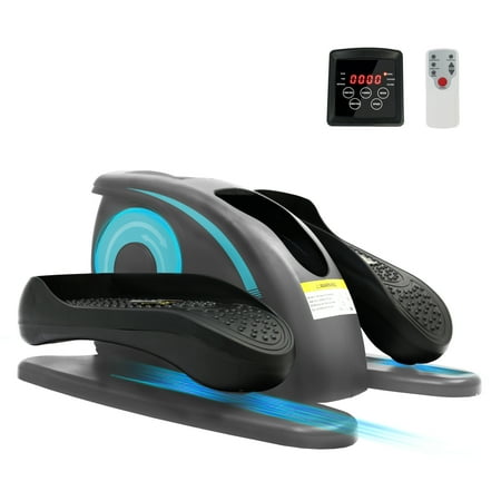 Arcon Under Desk Elliptical Machine, Ellipse Leg Exerciser for Seniors Fully Assembled, Portable & Quiet Electric Seated Pedal Exerciser with Remote Control & LCD Display Monitor