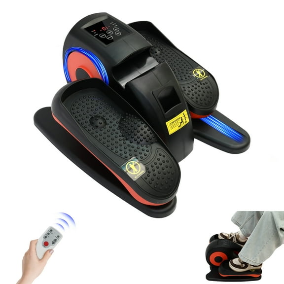 Arcon Under Desk Elliptical Machine, Ellipse Leg Exerciser for Seniors Fully Assembled, Leg Exerciser While Sitting for Seniors, Elliptical Exercise Machine with LCD Display and Remote Control