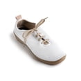 thumbnail image 1 of ARCOPEDICO Adult Unisex LS Knit Walking Shoes, Color: White/Beige, Width: M, Size: 42, 1 of 5