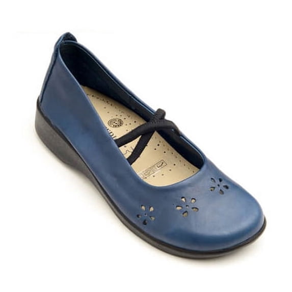 Arcopedico Women's Flower Mary Jane Indigo Leather - 6811-C6