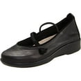 thumbnail image 1 of Arcopedico Women's Vitoria Mary Jane Black/Black Leather - 6201-E8  Blk/Blk Suede, 1 of 4