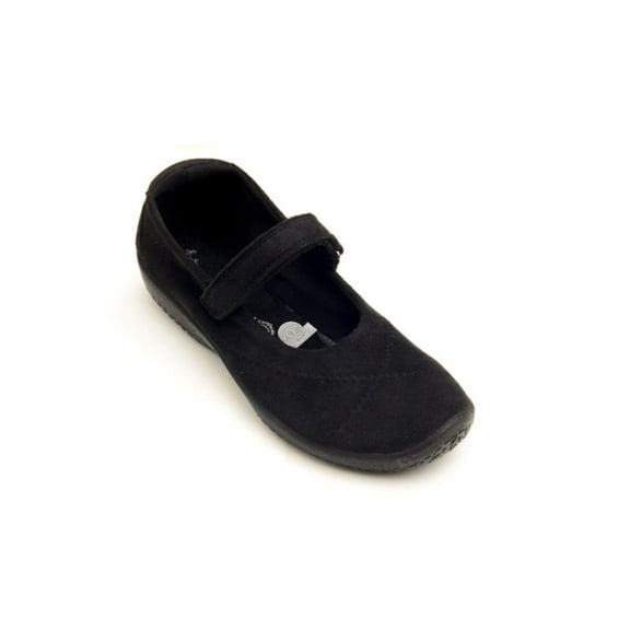 ARCOPEDICO Adult Female L18 Shoes, Color: Black Suede, Size: 7-7.5 (US) / 38 (EU), Width: M