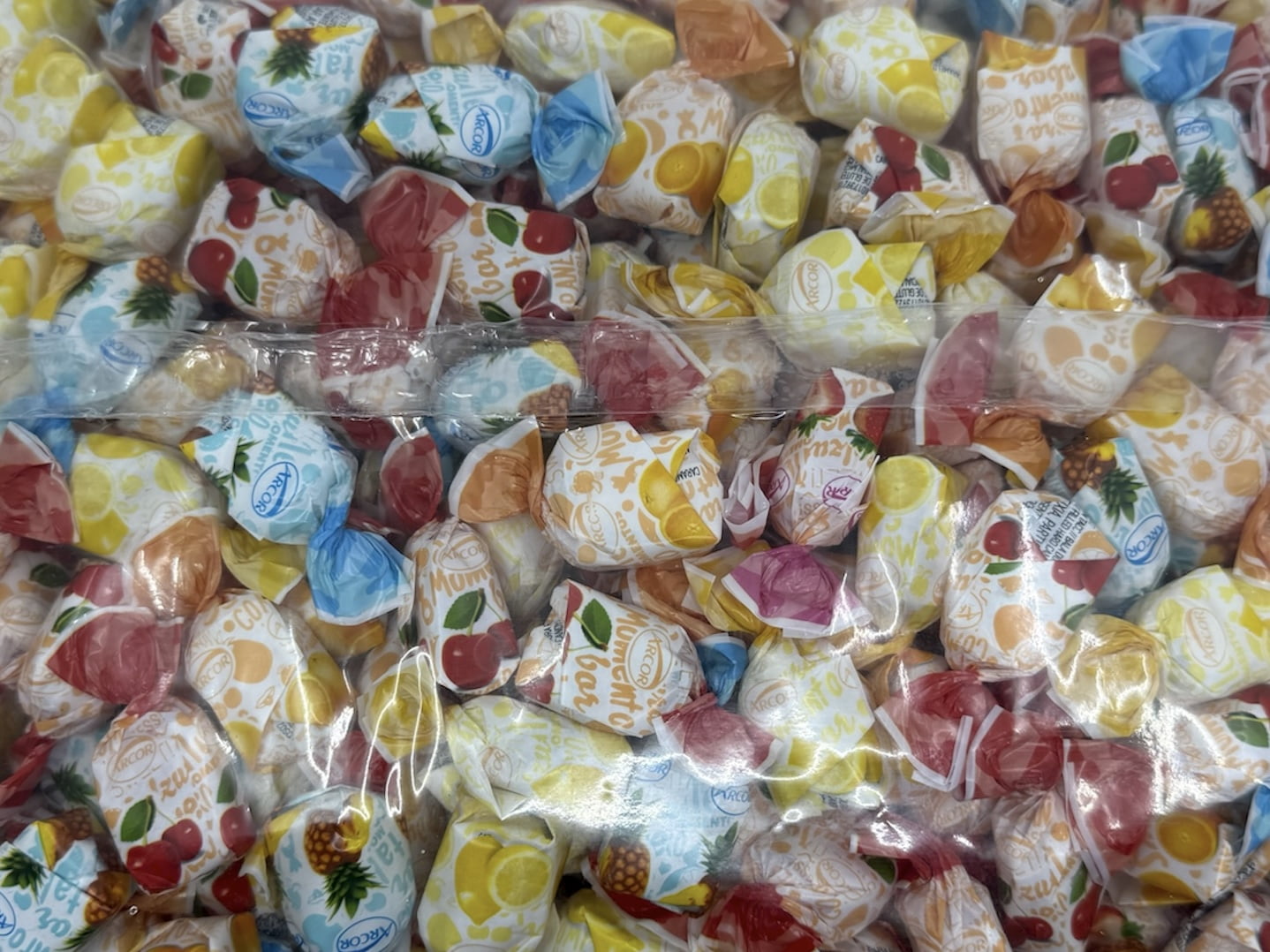 Arcor Assorted Fruit Filled Candies - 6lb Bulk Bag