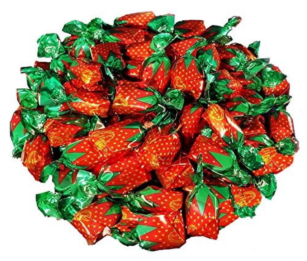 Arcor Filled Strawberry Flavored Hard Candy with Chewy Centers 6 Lb