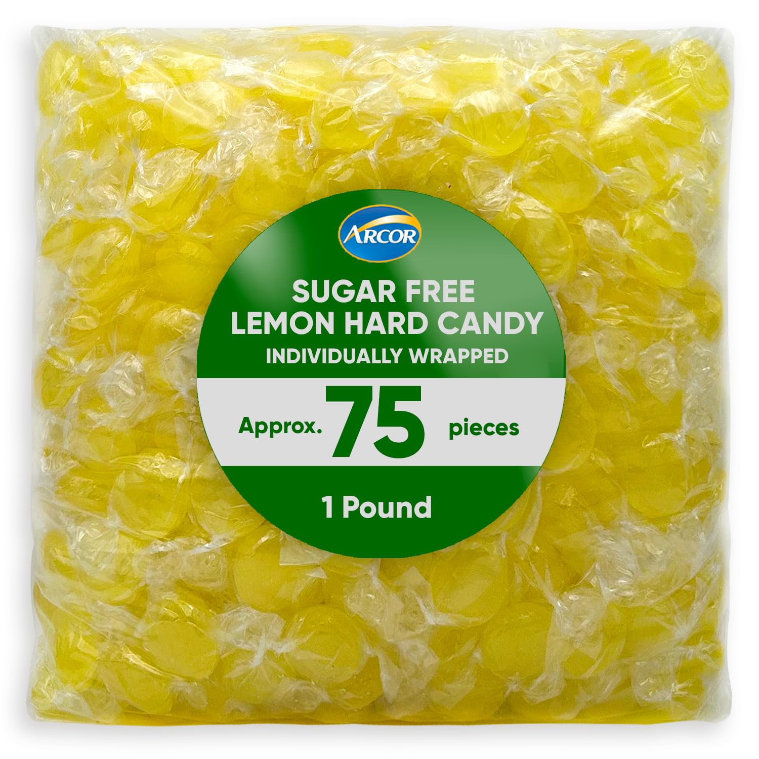 Arcor Lemon Drops Sugar Free Candy Hard Candy Bulk 1 Pound Of