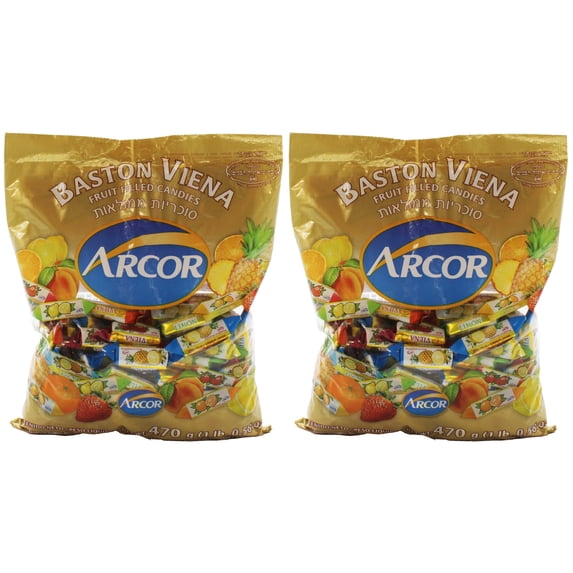 Arcor Vienna Fruit Filled Kosher Candy 2 Packs