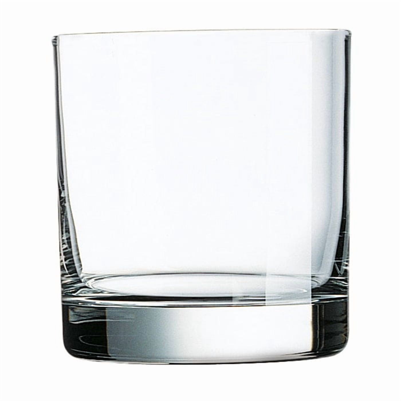 Arcoroc Amelia Stackable Goblets - Set Of 12 Tempered Glass Cups, 190ml Each, No Fill Line - Clear
